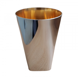Modern Italian Sterling Silver Kiddush Cup