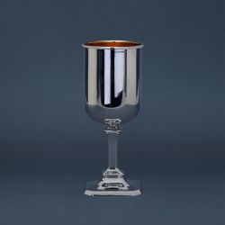 Plain Sterling Silver Kiddush Cup