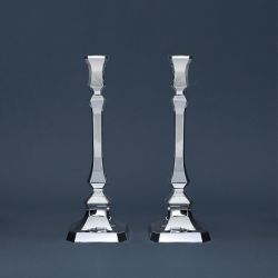 Small Sterling Silver Neora Candlesticks