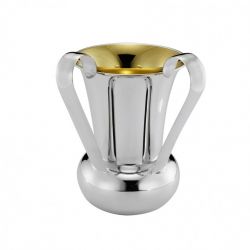 Plain Italian Sterling Silver Washing Cup