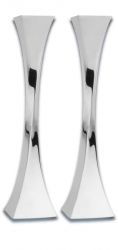 Twisted Sterling Silver Candlesticks - 31cm